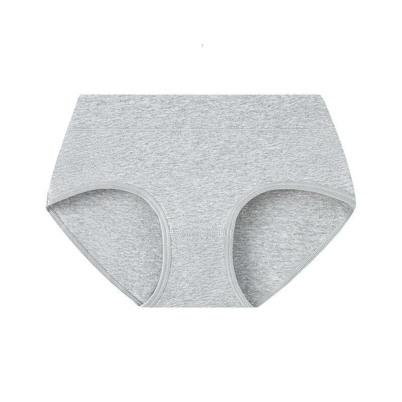 Solid Color Simple Mid Waist Plus Size Underwear, Pure Cotton Women's Underwear Underwears Woman Lingerie Underwear Women Panties Women Underwear