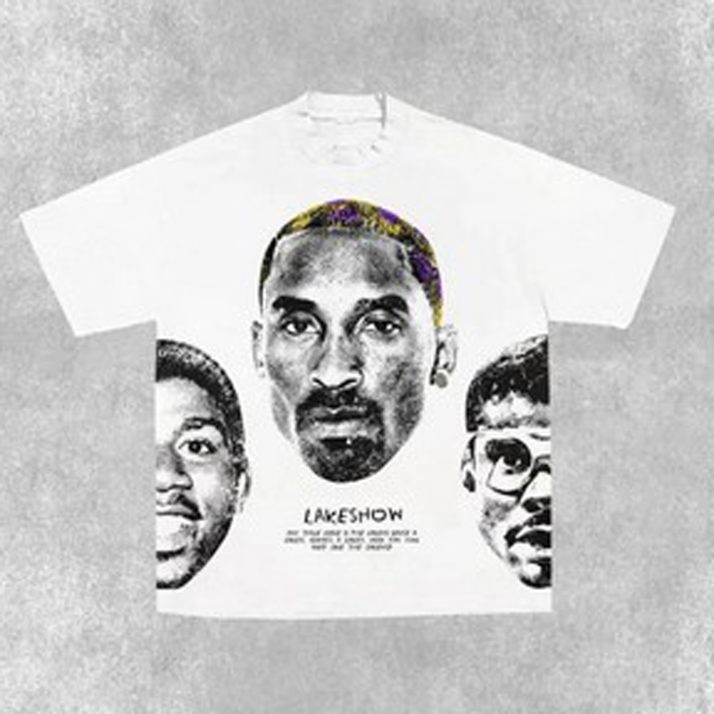 Trendy Street Men's Y2K T-shirt Women's Harajuku Wind Printed Short Sleeve Cotton Outdoor Sports Tops