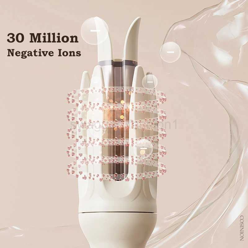 Negative Ions Automatic Hair Curler 28mm Electric Ceramic Curling Hair Stick Rotating Curl Waves Anti-Tangle Curling Iron StylerB240719