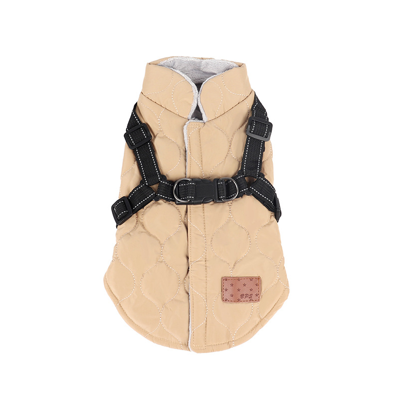 Warm for Small Windproof Winter Pet Dog Coat Jacket Padded Clothes Puppy Outfit Vest Yorkie Chihuahua Harnes Free shipping