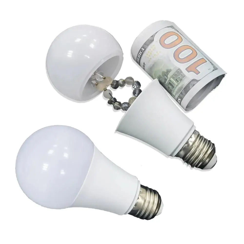 Sight Secret Light Bulb Home Diversion Stash Can Hiding Private Money Box Secret Hidden Storage Bulb Compartment Safe Container 240719