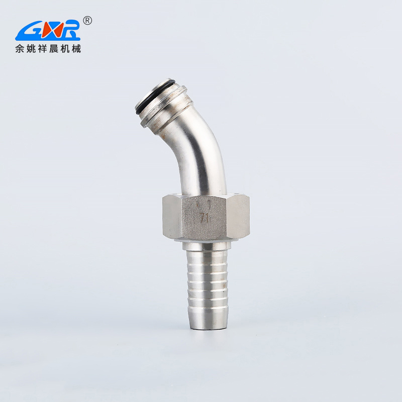 304 high-pressure oil pipe connector with internal thread stainless steel hose connector supplied by the manufacturer