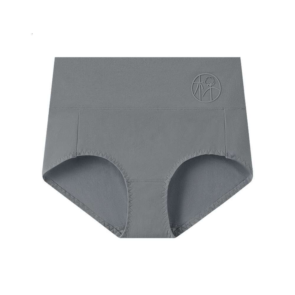 Graphite Antibacterial Underwear, Pure Cotton Triangle Pants, Women's High Waist Compression Underwear Calzoncillos Underwears Woman Calecon Ling