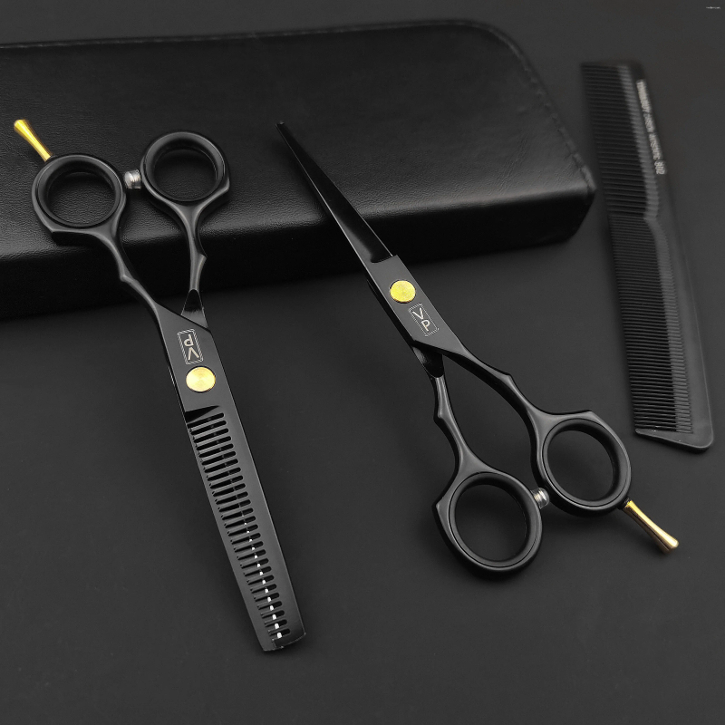 Professional Hair Scissors Set - 5.5 Inch Premium Barber Hairdressing Shears Salon and Home Use, S Stainless Steel Blades for Precise Cutting dh572716