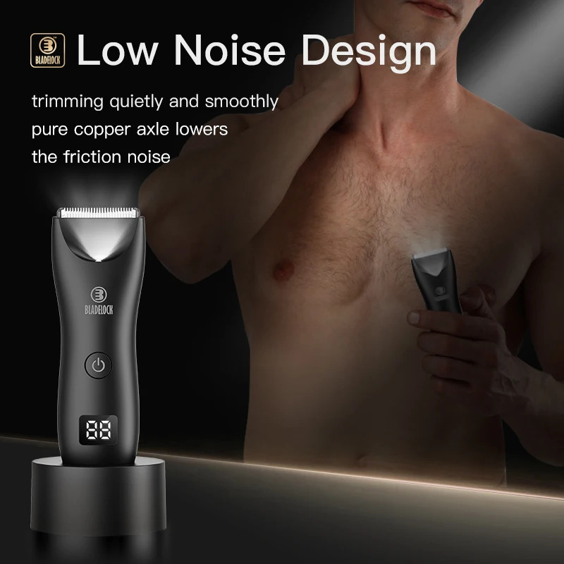 Professional Groin Hair Ball Shaver for Men Body Grooming Clipper Rechargeable Ceramic Trimmer Bikini Epilator X251110