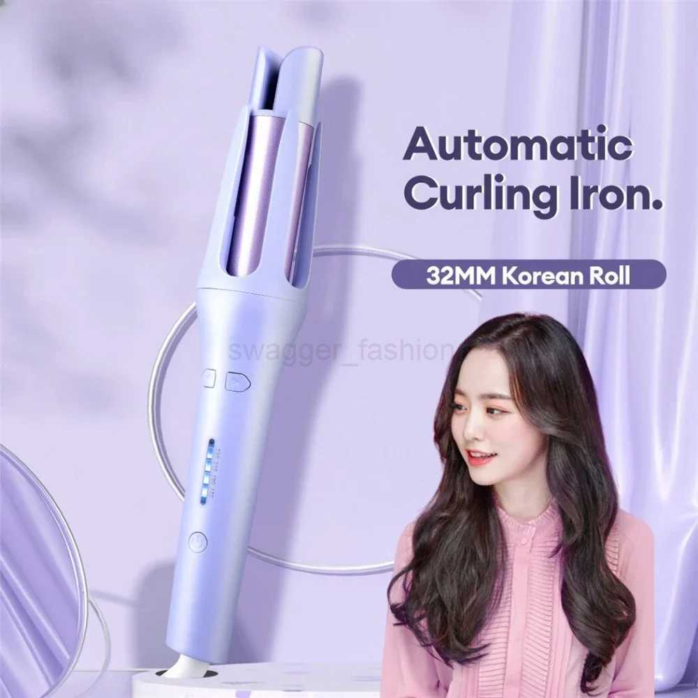 Automatic Hair Curler 32MM Auto Rotating Ceramic Hair Roller Professional Curling Iron Curling Wand Hair WaverB240719