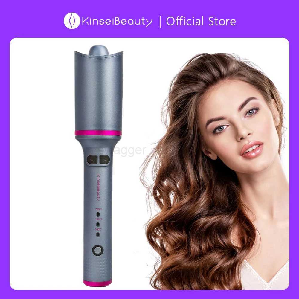 Auto Rotating Ceramic Automatic Styling Tool Iron Curling Wand Air Spin And Curl Curler Hair Waverbi240719b240720