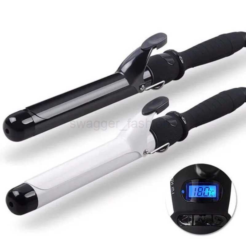 LCD Temperature Adjustment Hair Curler Professional Curling Irons Wand Wavers Beauty Styling ToolsB240719Bm240720