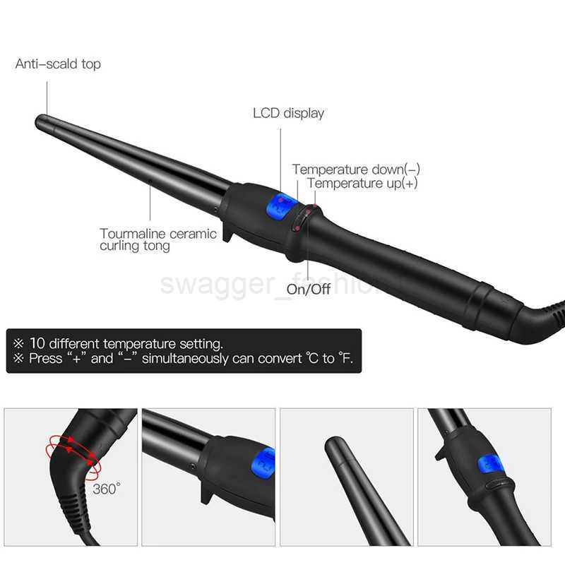 Easy to Use One Barrel Hair Curler professional curling iron Anti-Scalding spiral curl Far Negative Ion Curling ironB240719