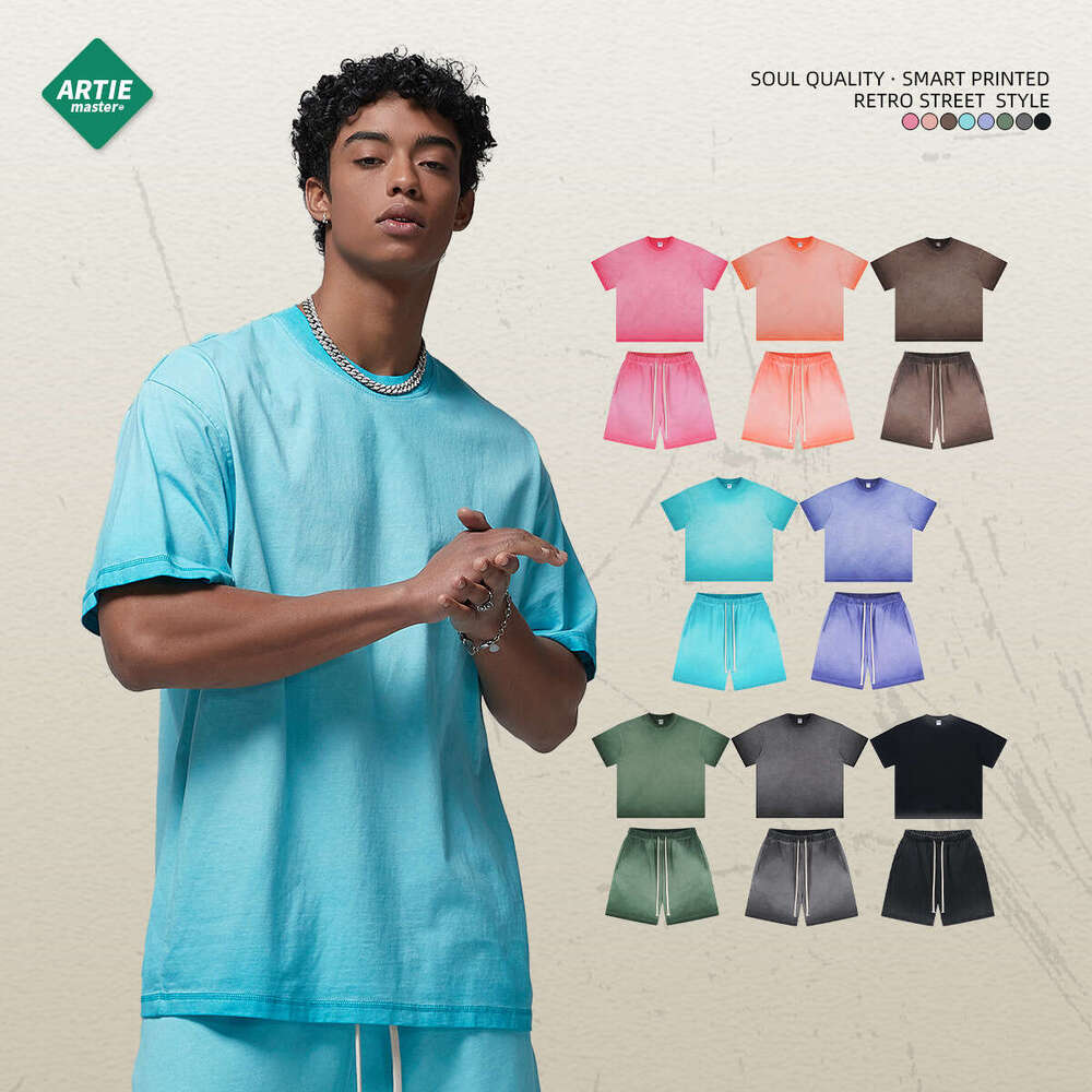 Spring Retro Summer Printing Short Sleeve Hollow Out Slim Top Female Turtleneck O Neck Skinny Base Sleeveless Man Woman Tees Tops Street Activity Crop