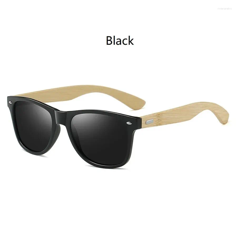 Vintage Wood Fashion Sunglasses Bamboo Square Men Women Designer Sun Glasses Wooden Driving Fishing UV400 Eyewear