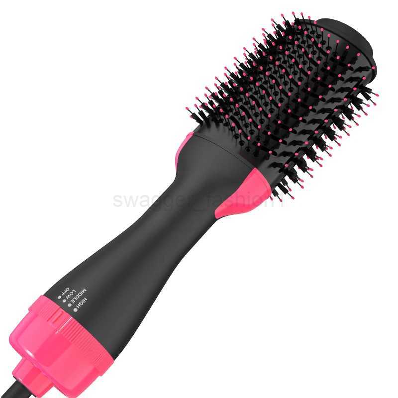 LISAPRO 2 IN 1 One Step Hair Dryer and Volumizer Hair Straightener Hot Air Brush Hair Curler Hair Beauty and Health StylingB240719