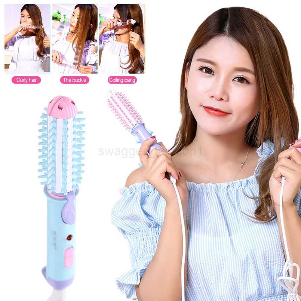 Mini Hair Curling Iron 220V Electric Small Hair Straightening Curling Iron Set Cute Flat Irons Travel Hair Straightener ToolsB240719