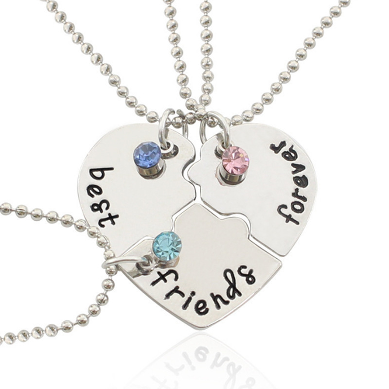 Catena Di Collana Da Donna Alla Moda Coreana Catena 3 Pezzi Set Migliore Amici …