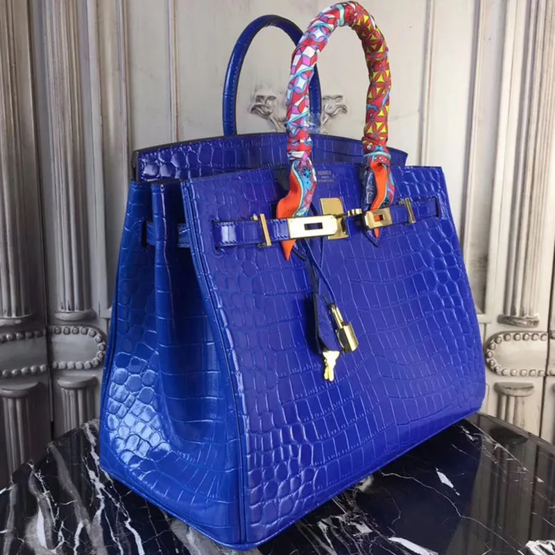 10A Mirror Quality tote bag Alligator Designer evening leather luxury handbags the purses woman hand hands s for women high 25/30cm