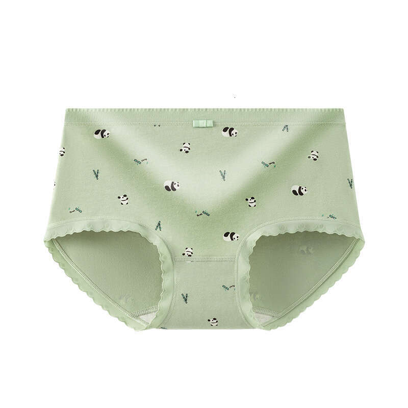 Countryside Style Pure Cotton Printed Cute Girl Underwear, 5A Antibacterial Breathable Women's Underwear Calzoncillos Lingerie Underwears Woman W