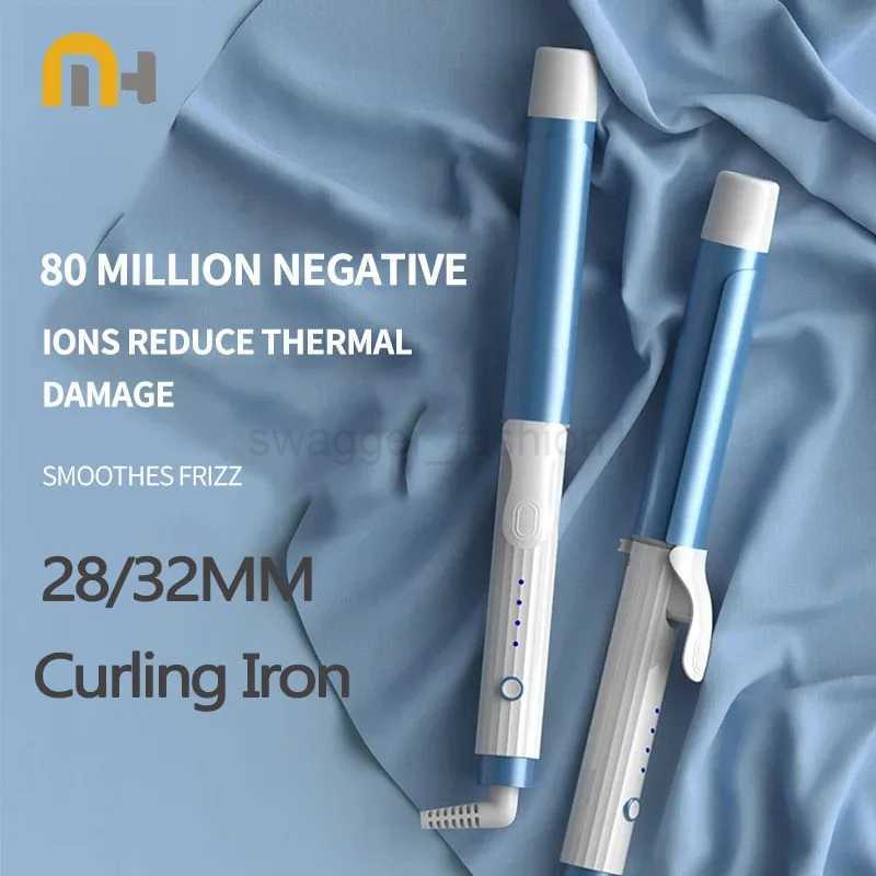 Hair Curlers 25/28/32mm Professional Ceramic Barrel Rotating Curling Iron For Hair Iron Curling Wands Waver Hair StylingB240719