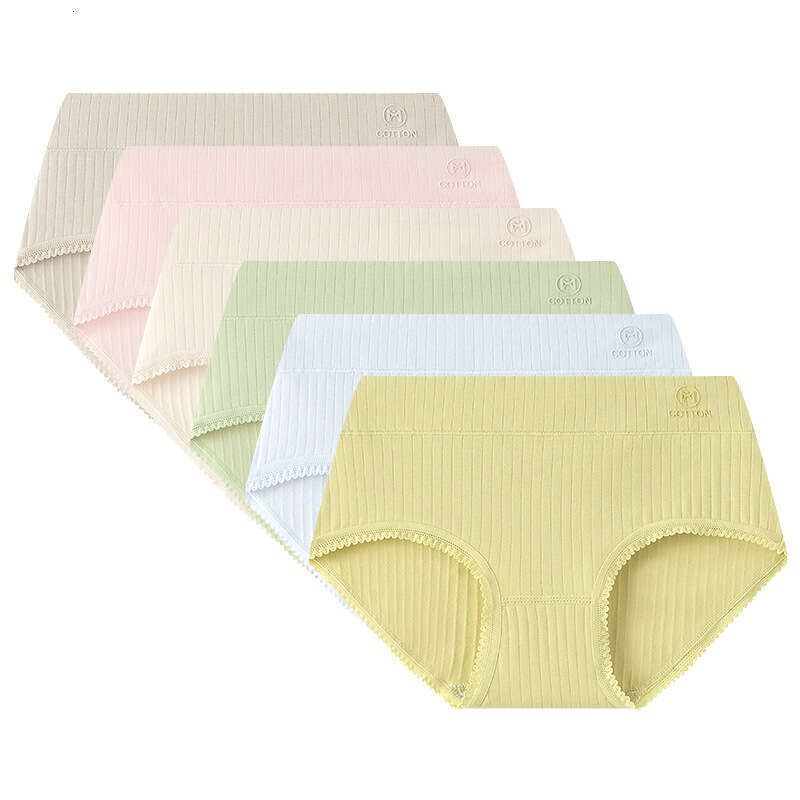 Cotton Needle Punched Breathable Lace Women's Triangle Pants 7A Antibacterial Crotch Pure Cotton Underwear Women Panties Underwear Women Lingerie