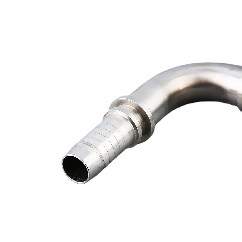 Manufacturer supplies crimping type internal thread fittings, American 90 degree internal cone hose fittings, stainless steel fittings