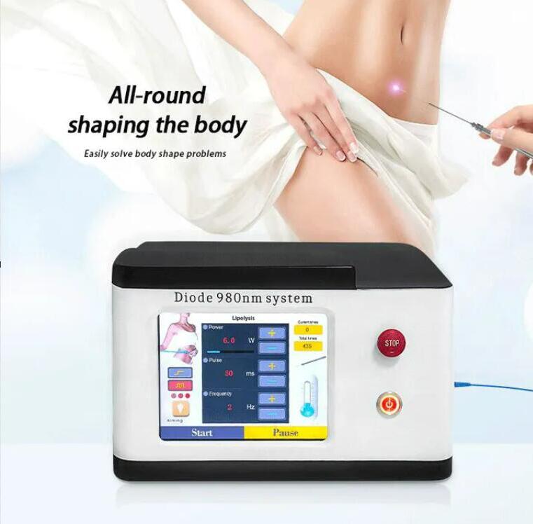 Effective 980nm Endolifting lipo Laser Machine Weight Loss Diode Laser 980 Liposuction Lipolysis laser For Body Slimming Skin Lifting beauty machime