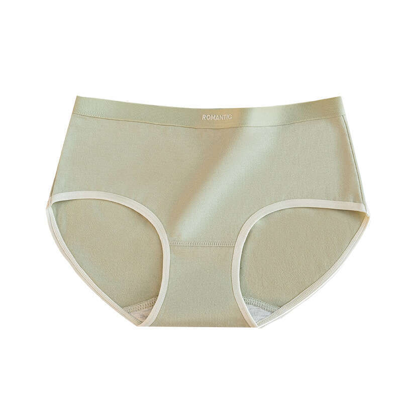 Independent Packaging 5A Antibacterial Pure Mid Waist Contrasting Women's Simple Underwear Cotton Women Women Underwear Lingerie Calecon Calzonci