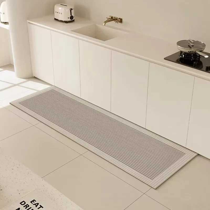 VIKAMA Simple Style Diatomite Entrance Kitchen Bathroom Home Decor Waterproof Anti-slip Mat Carpet Mats - view 3