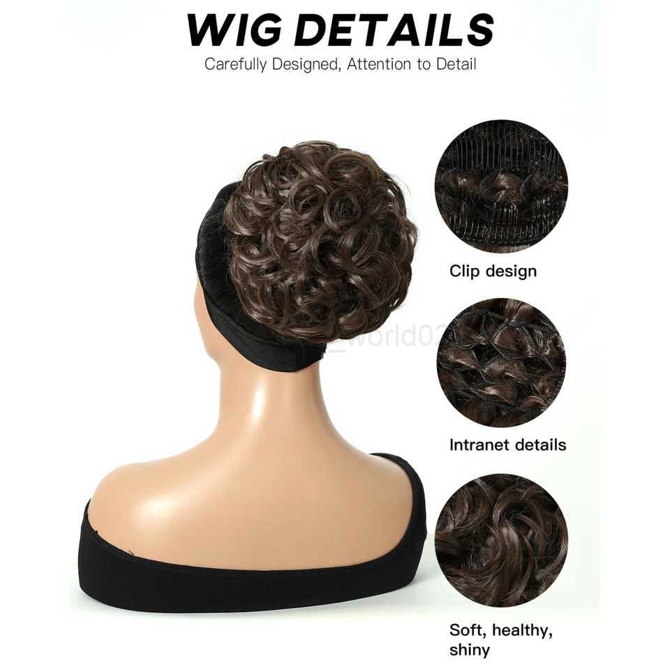Messy Bun Scrunchie Chignon Hair Clip Curling Wheel Hair Comb into Messy Bun Womens Hair ClipX240719