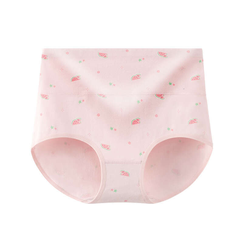 5A Antibacterial High Waisted Pure Cotton Countryside Floral Underwear, Fresh Women's Underwear Calecon Lingerie Underwear Women Panties Underwea