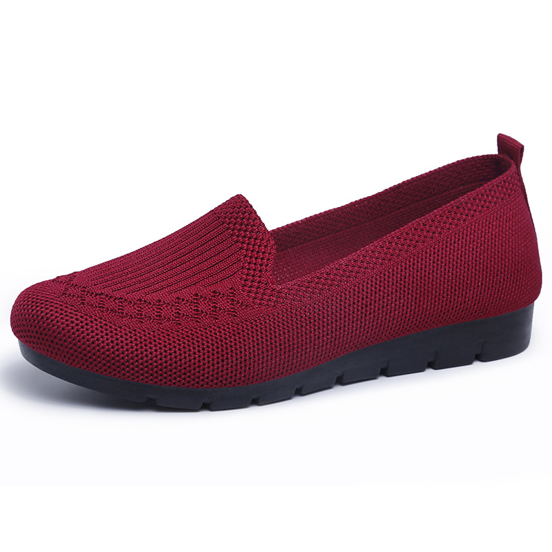 Women's Casual Summer Mesh Breathable Flat Shoes Ladies Comfort Light Sneaker Soc Women Slip on Loafers atillas Muje