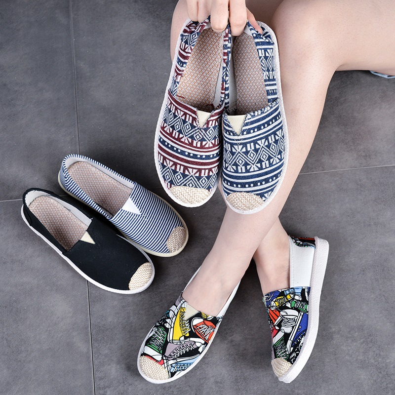 2023 Women's Summer Mesh Breathable Flat Shoes Ladies Comfort Light Sneaker Soc Women Slip on Loafers atillas Muje ac5e