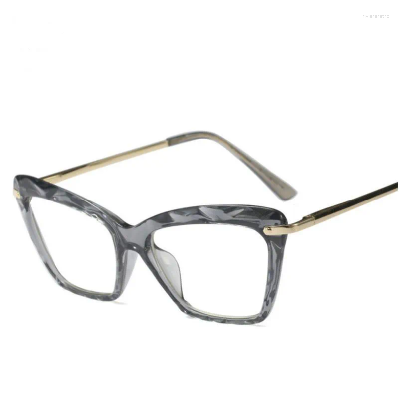 Metal Crystal Readers Legs Prescription Eyeglasses for Women, 50 to 400 Diopters 4