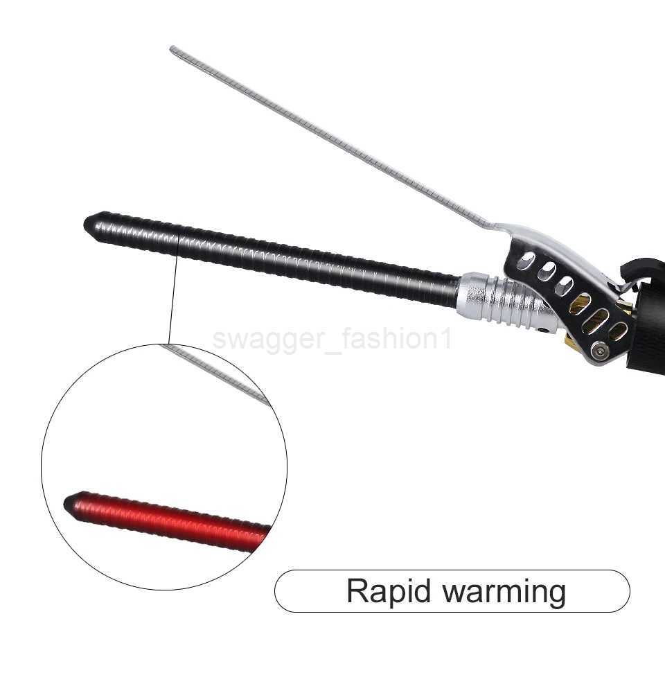 Mens boy Hair Curler Ceramic Hair Curling Wand Small Hair Deep Curly Hair Curlers Rollers Iron Rotating 360 DegreeB240719