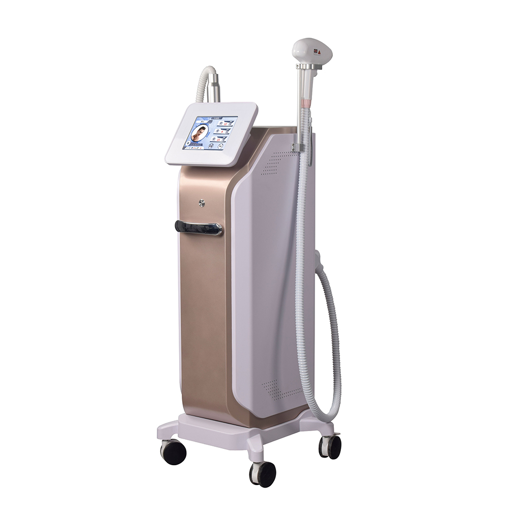 High-end Strong Power 808 Diode Laser Hair Remover Ice Point Contact Cooling Painless Machine Nd Yag Picosecond Q Switched Picolaser Tattoo Remover
