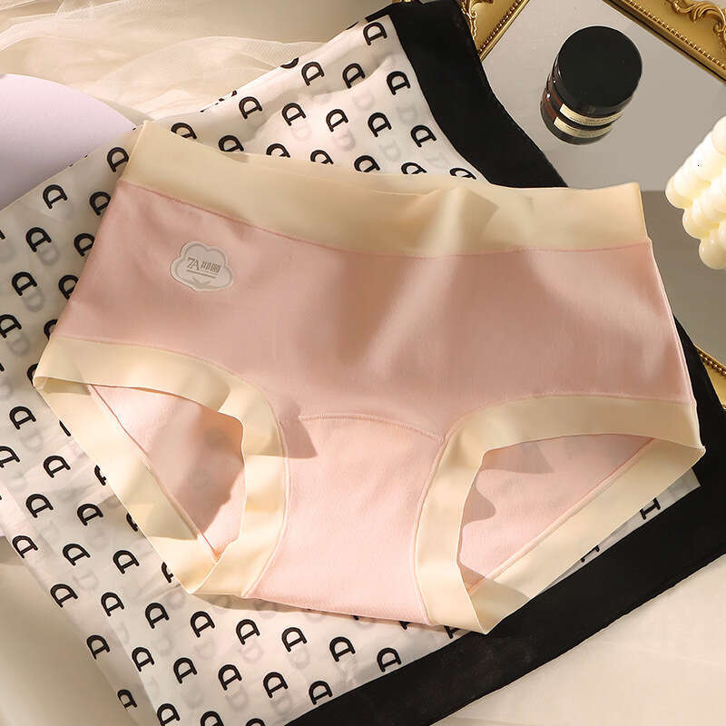 7A Antibacterial Crotch~50 Thread Cotton Polylactic Acid Extended Bottom Women's Underwear, Comfortable and Traceless Underwear for Women Lingeri
