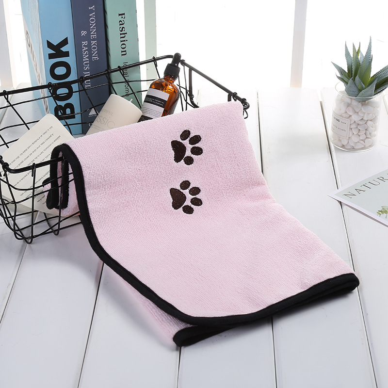 Dog Bathrobe Towel For Dogs Microfiber Drying Bath Pet