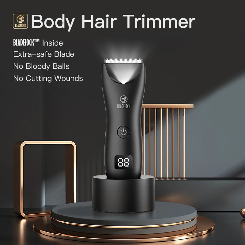 Professional Groin Hair Ball Shaver for Men Body Grooming Clipper Rechargeable Ceramic Trimmer Bikini Epilator X251110