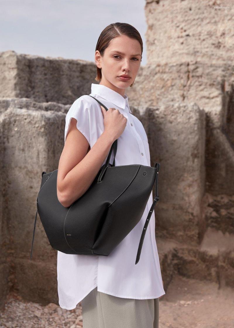 Bag French Cross-border Niche Brand Pol Tote Cyme Large Capacity Shopping Genuine Leather Shoulder Women's b3b4 4