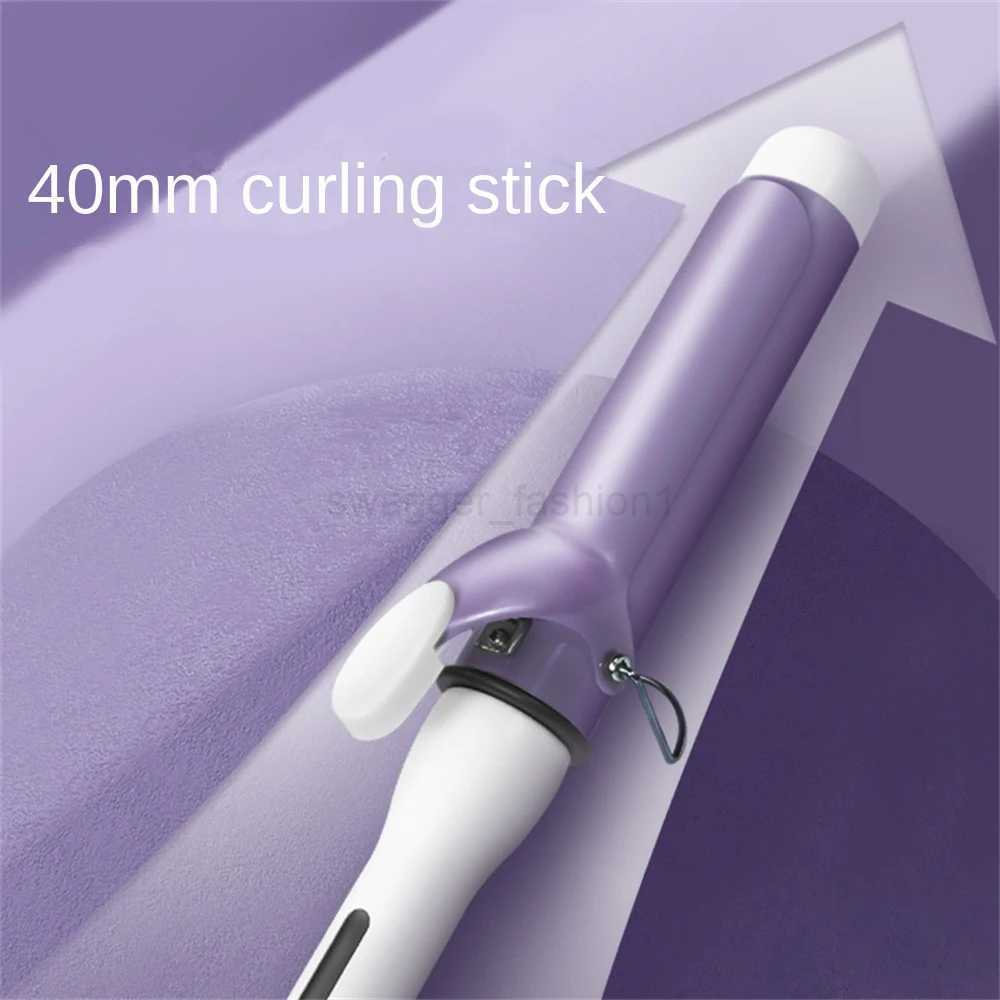 40mm Professional Ceramic Hair Curler Electric Long Curling Tong Wand 5Temperature Adjustment Fashion Styling Tools S588B240719