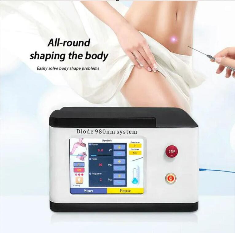 Clinic use 980nm Endolifting lipo Laser Machine Weight Loss Diode Laser 980 Liposuction Lipolysis laser For Body Slimming Skin Lifting beauty machime