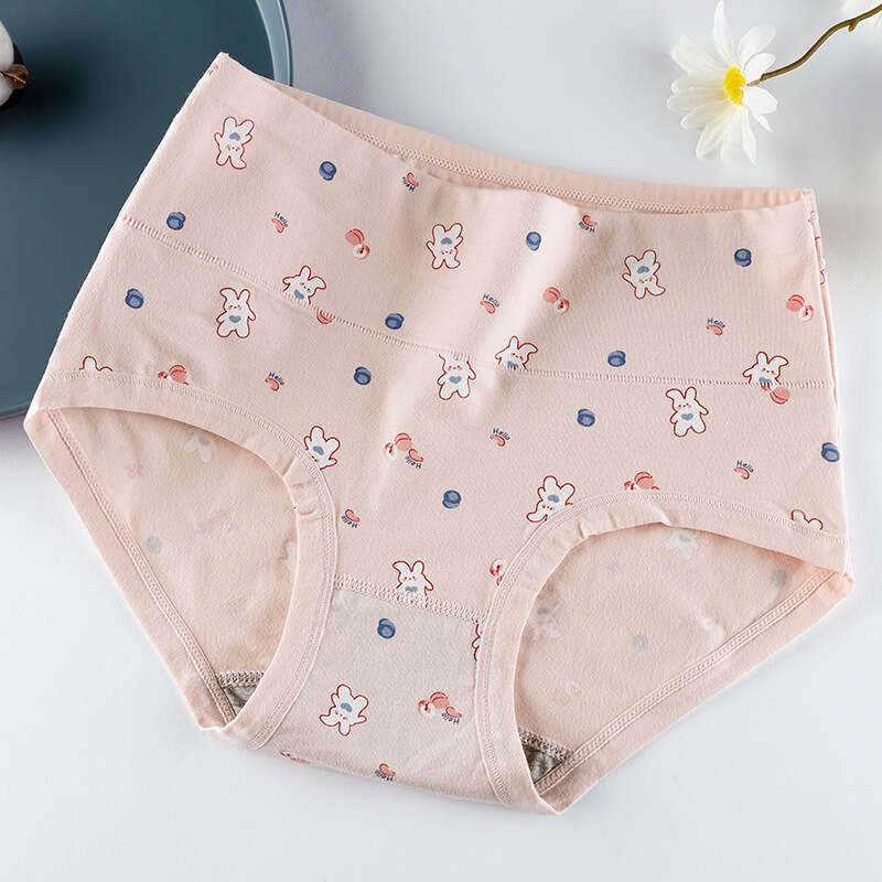Waist Up High Waisted Made of Pure Cotton Women Rural Prints, Women's Underwear with and Fresh Features for Girls Women Underwear Underwears Woma