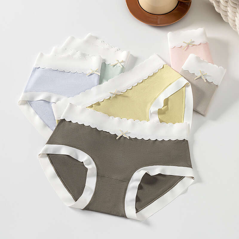 Skin friendly, naked, breathable women's with mulberry silk crotch and human cotton underwear, comfortable, elegant, light luxury, seamless under