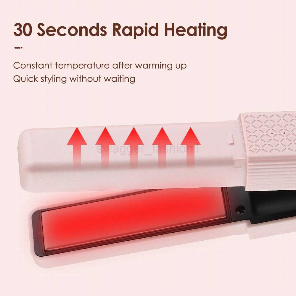 Mini Hair Straightener Dual-purpose Straight Splint Hair Curler Curling Iron Portable Hair Straightening Splint Bangs CurlerB240719