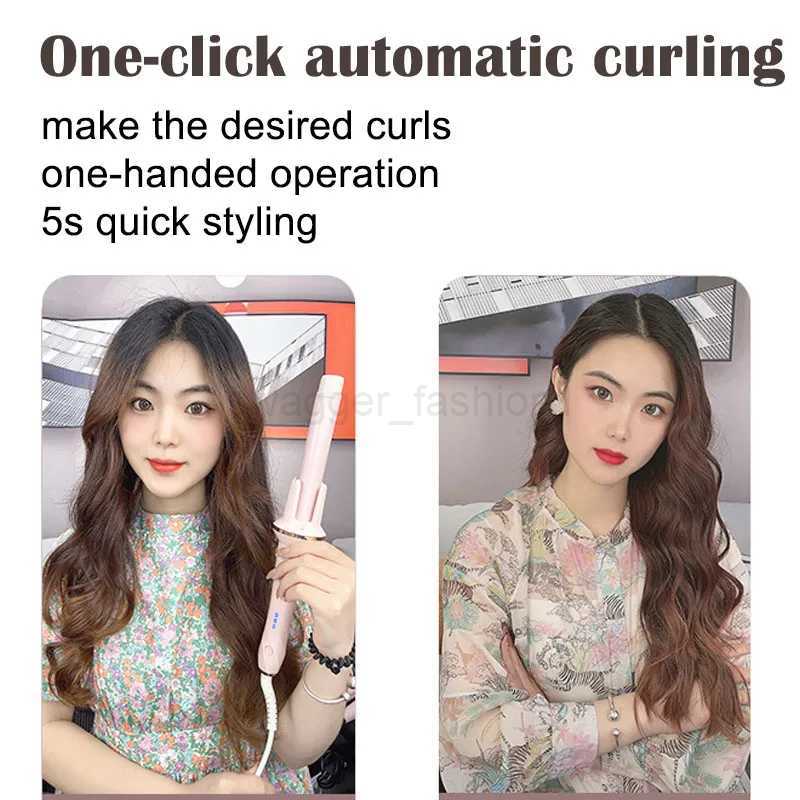 New 2024 Automatic curling iron electric rotation does not hurt hair perm curling iron big wave girl Minhuang negativegB240719