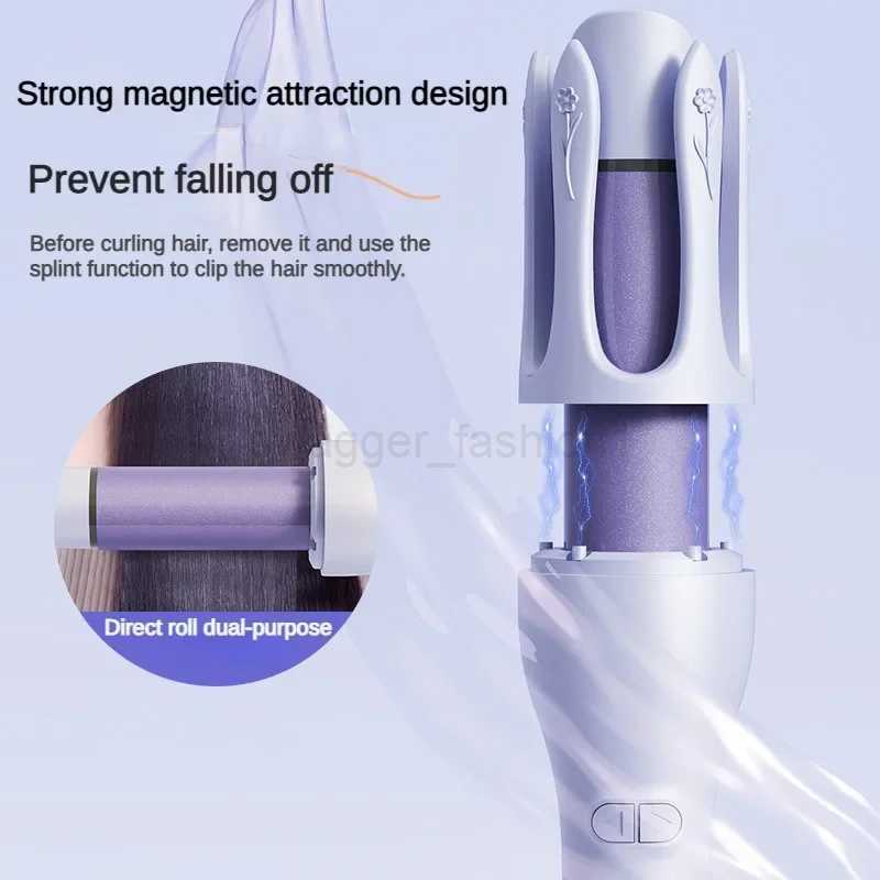 New Automatic Hair Curler Stick Negative Iron Electric Ceramic Curler Fast Heating Rotating Magic Curling Iron Hairdressing ToolB240719