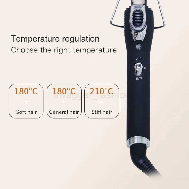 5 Tube Hair Curler Fast Heating Big Wave Curling Iron Ceramic Five Stick Egg Curl Hair Waver Tools For All Types Of HairB240719