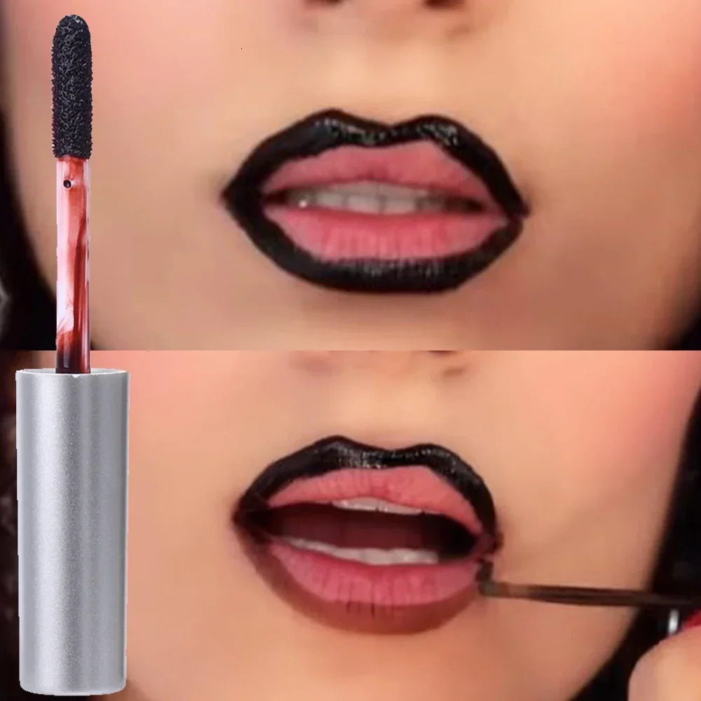 Waterproof Lip Liner Peel Off Tattoo Lipgloss Waterproof Long Lasting Matte Lip Tint Brown Contour Tear-off Lips Stain Cosmetic 240713