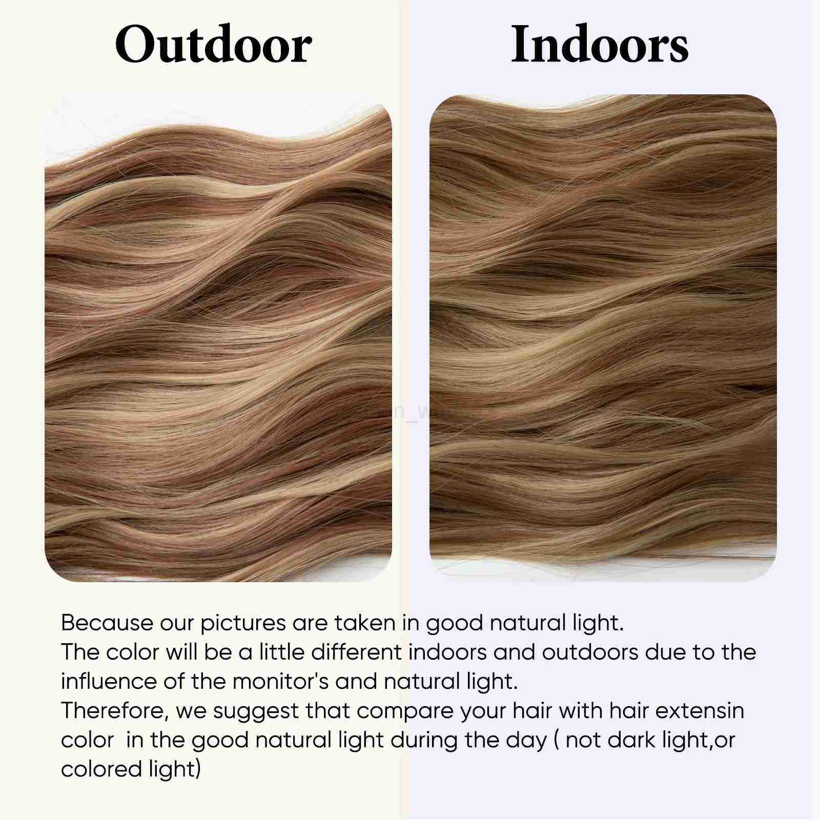 Sarla synthetic wave invisible clip hair fishing line Ombre natural blonde one-piece wigX240719