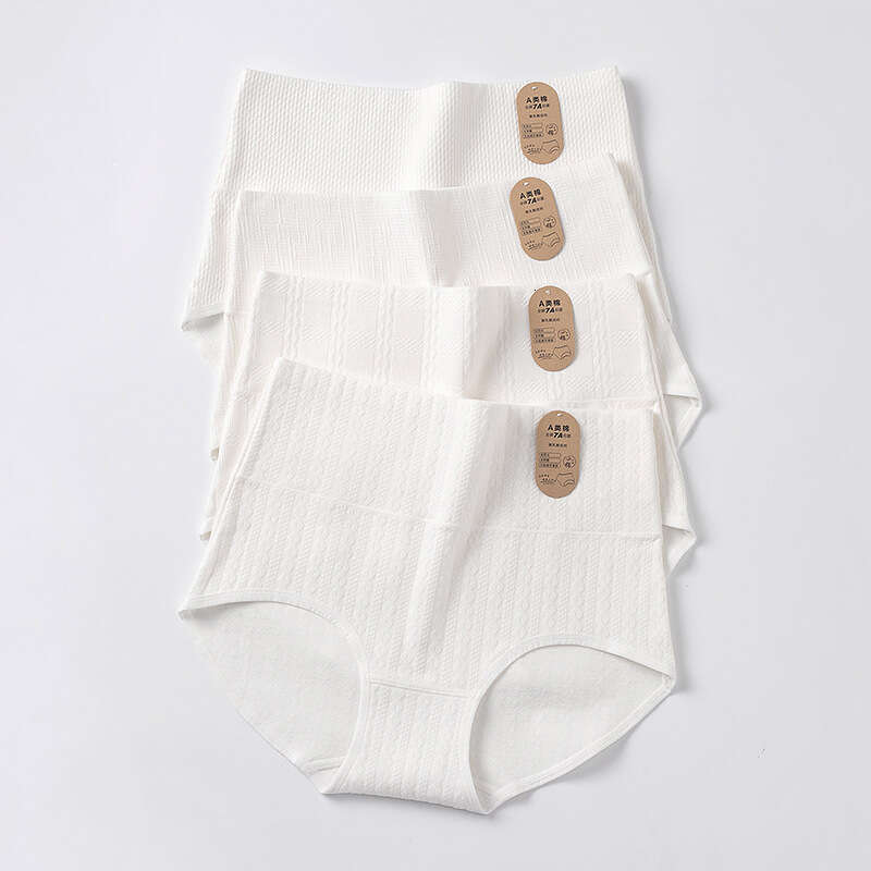 A-class Baby Raw Fluorescent 0 Dyeing 7A Polylactic Acid Antibacterial White Cotton Women's Underwear Panties Lingerie Women Underwear Calzoncill