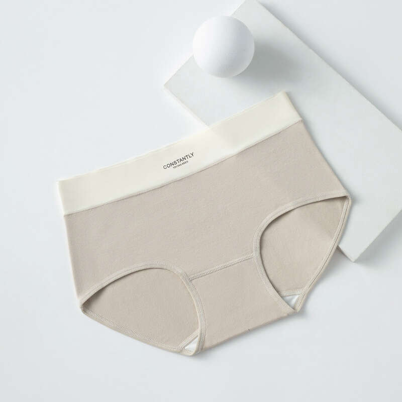 A-class Mid Waist Polylactic Acid Crotch Women's 7A Antibacterial Pure Cotton Underwear Women Underwear Women Lingerie Women Underwear Underwears