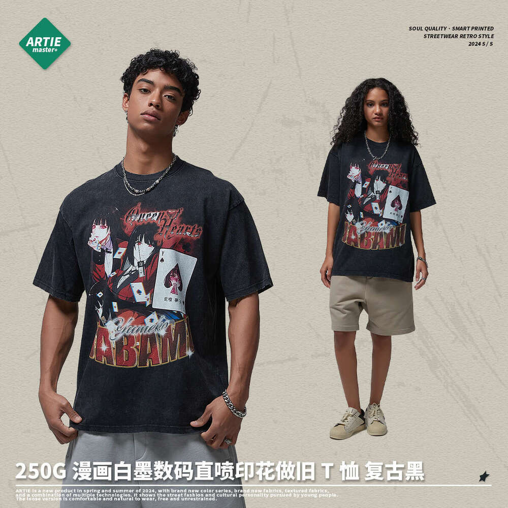 Female Short-sleeved Summer Printing Short Sleeve Bottoming Streetwear Clothes Chiffon Round Neck Collar Blouse Solid Turtleneck Graphic T Shirts